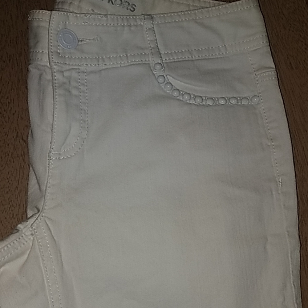 Michael Kors crop jeans.